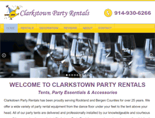 Tablet Screenshot of clarkstownrentals.com